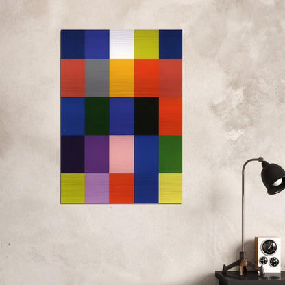 25 COLOURS 2007 - Gerhard Richter Brushed Aluminum Print - 70x100 cm / 28x40 inches | Gerhard Richter Aluminum Print | Gerhard Richter Prints