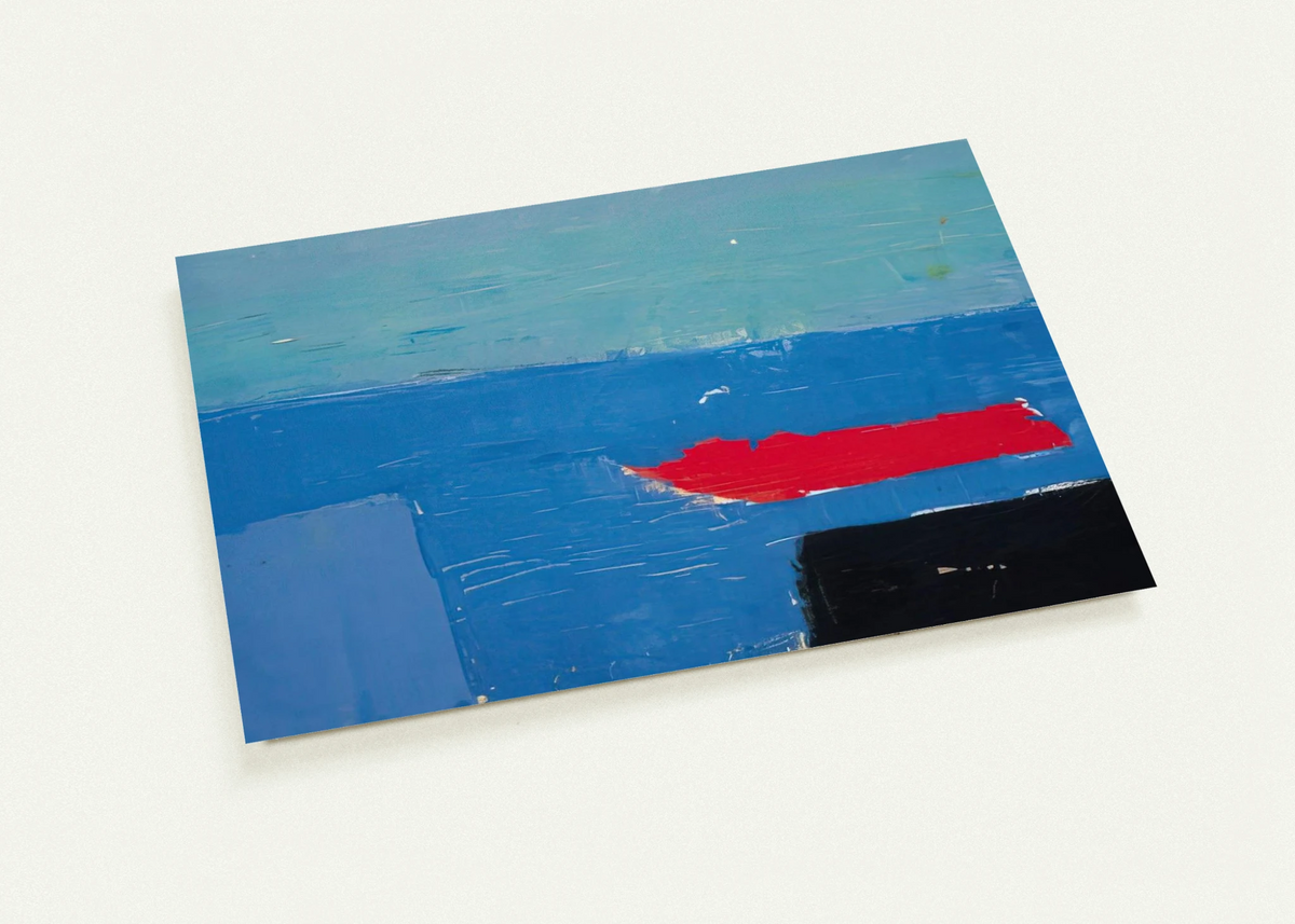 Bâteau - Lyrical Abstraction By Nicolas de Stael Pack of 10 Post Cards | Nicolas de Stael Post Cards | A6 (10.5 x 14.8 cm) - 4.1 x 5.8 inches