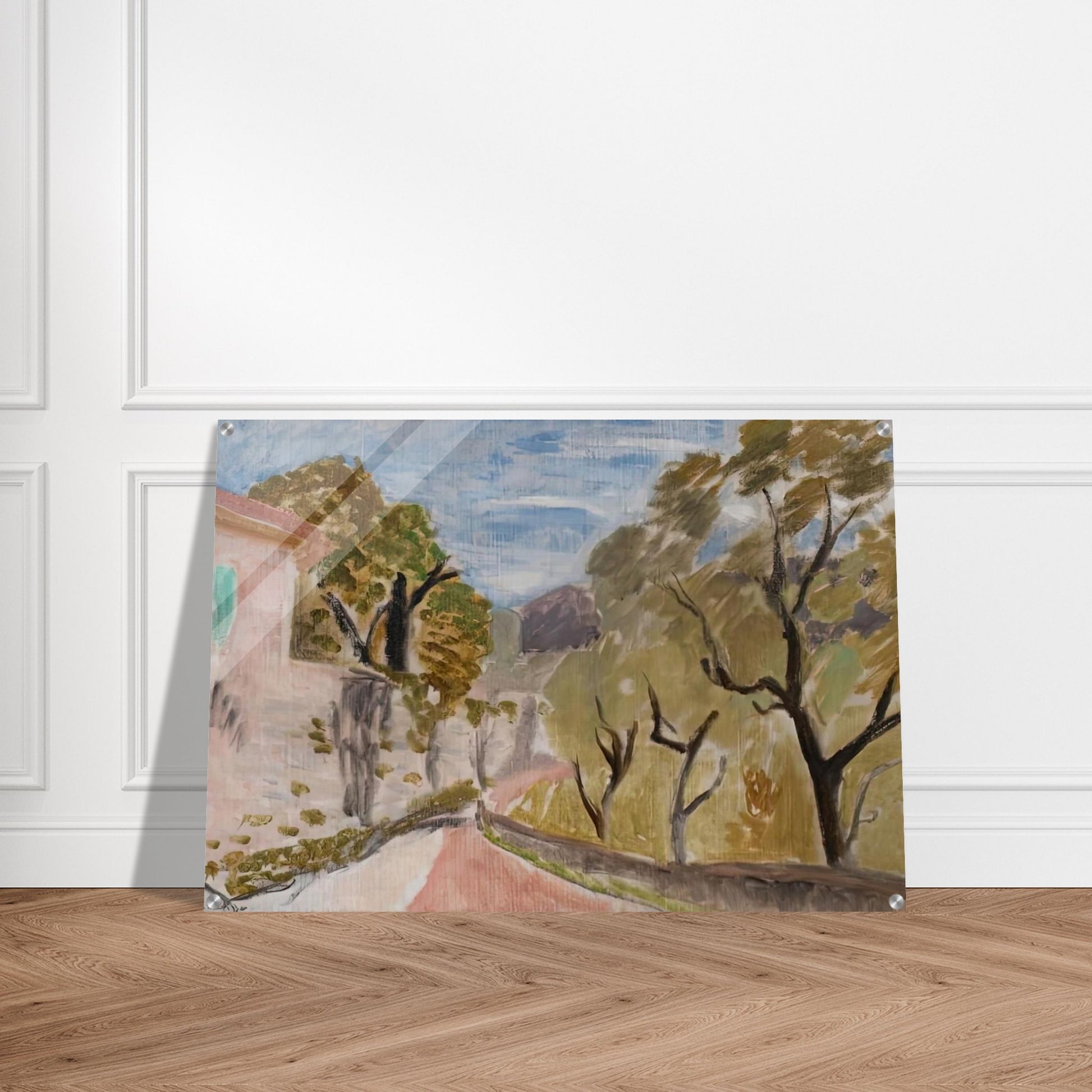 PAYSAGE OU RUE DANS LE MIDI 1918 - Henri Matisse Acrylic Print - 70x100 cm / 28x40″ inches | Henri Matisse Wall Art | Henri Matisse Prints