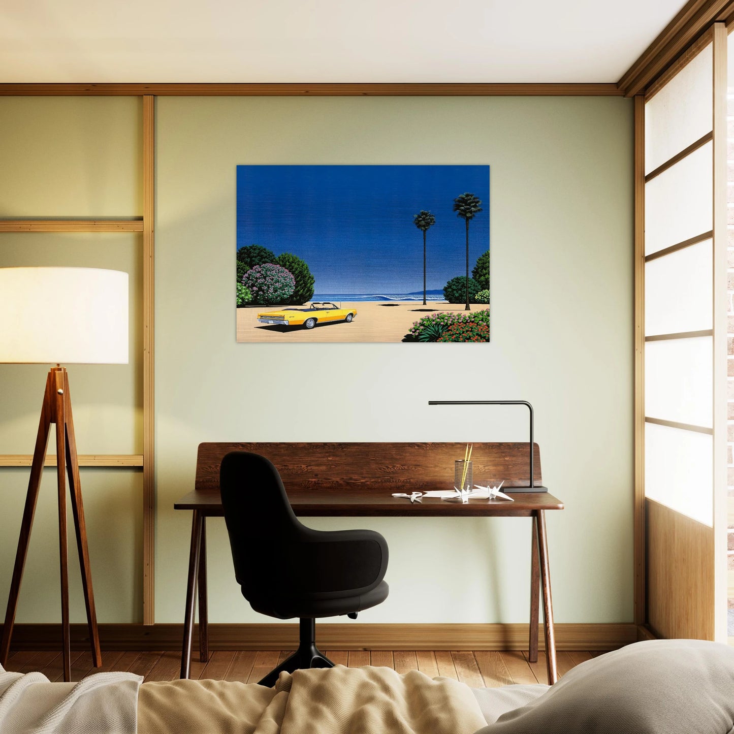 Sweet Breeze Alt Coastline at Lover’s Point - Hiroshi Nagai Brushed Aluminum Print - 70x100 cm / 28x40 inches | Hiroshi Nagai Aluminum Print | Hiroshi Nagai Prints