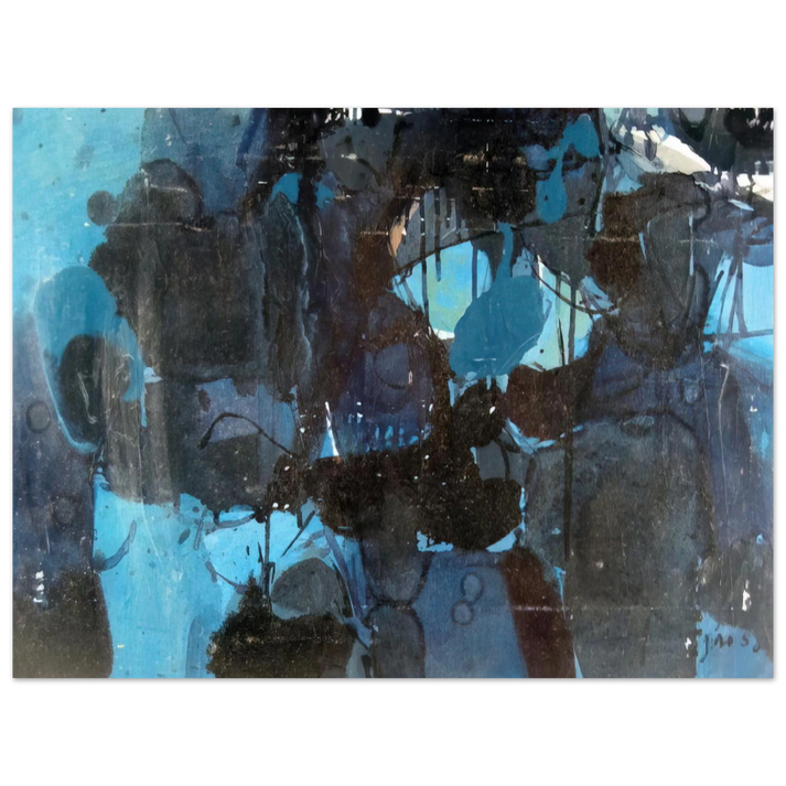 Jiro Yoshihara - Untitled - 1950  75x100 cm / 30x40inches Fine Art Poster