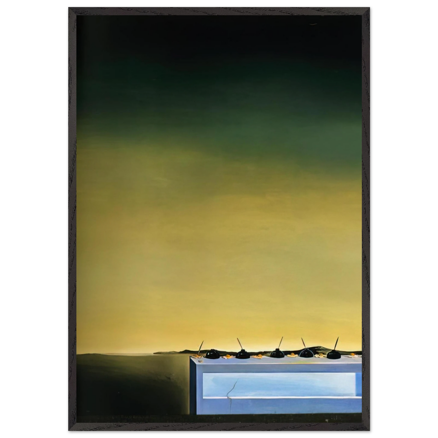 NOSTALGIA OF THE CANNIBAL 1932 - Salvador Dali 70x100 cm / 28x40 inches Framed Art Print – Black Wooden Frame