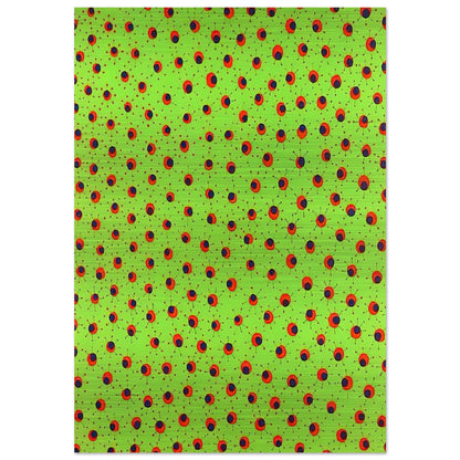 FIELDS IN SPRING 1988 - Yayoi Kusama Brushed Aluminum Print - 70x100 cm / 28x40 inches | Yayoi Kusama Aluminum Print | Yayoi Kusama Prints