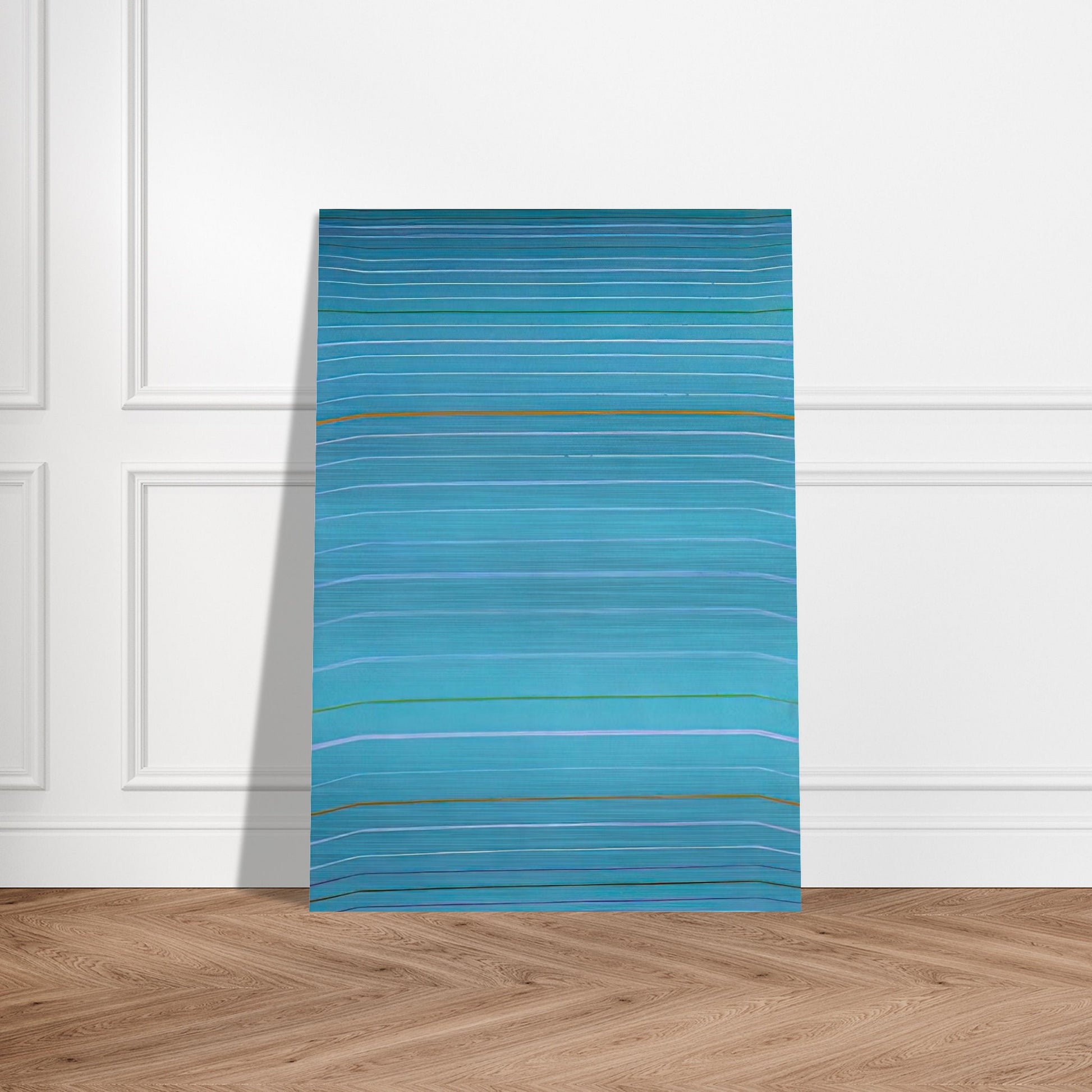 April 1961 - 1961 - John Hoyland Brushed Aluminum Print - 70x100 cm / 28x40 inches | John Hoyland Aluminum Print | John Hoyland Prints