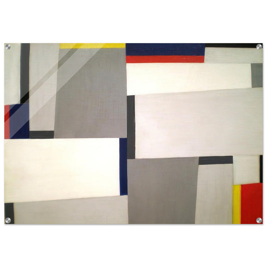 Relational Painting #73 - 1954 - Fritz Glarner Acrylic Print - 70x100 cm / 28x40″ inches