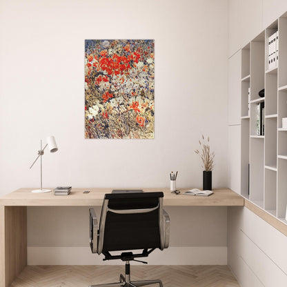 The island garden - Childe Hassam Brushed Aluminum Print - 70x100 cm / 28x40 inches | Childe Hassam Aluminum Print | Childe Hassam Prints