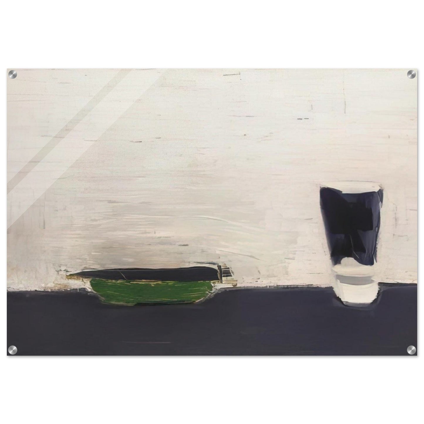 Nature morte au verre - 1954 - Nicolas de Stael Acrylic Print - 70x100 cm / 28x40″ inches