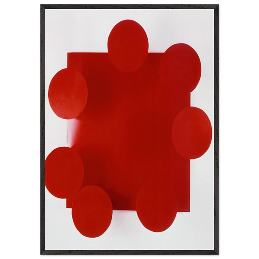 Amazonino 1 - 1989 - Lygia Pape 70x100 cm / 28x40 inches Framed Art Print – Black Wooden Frame