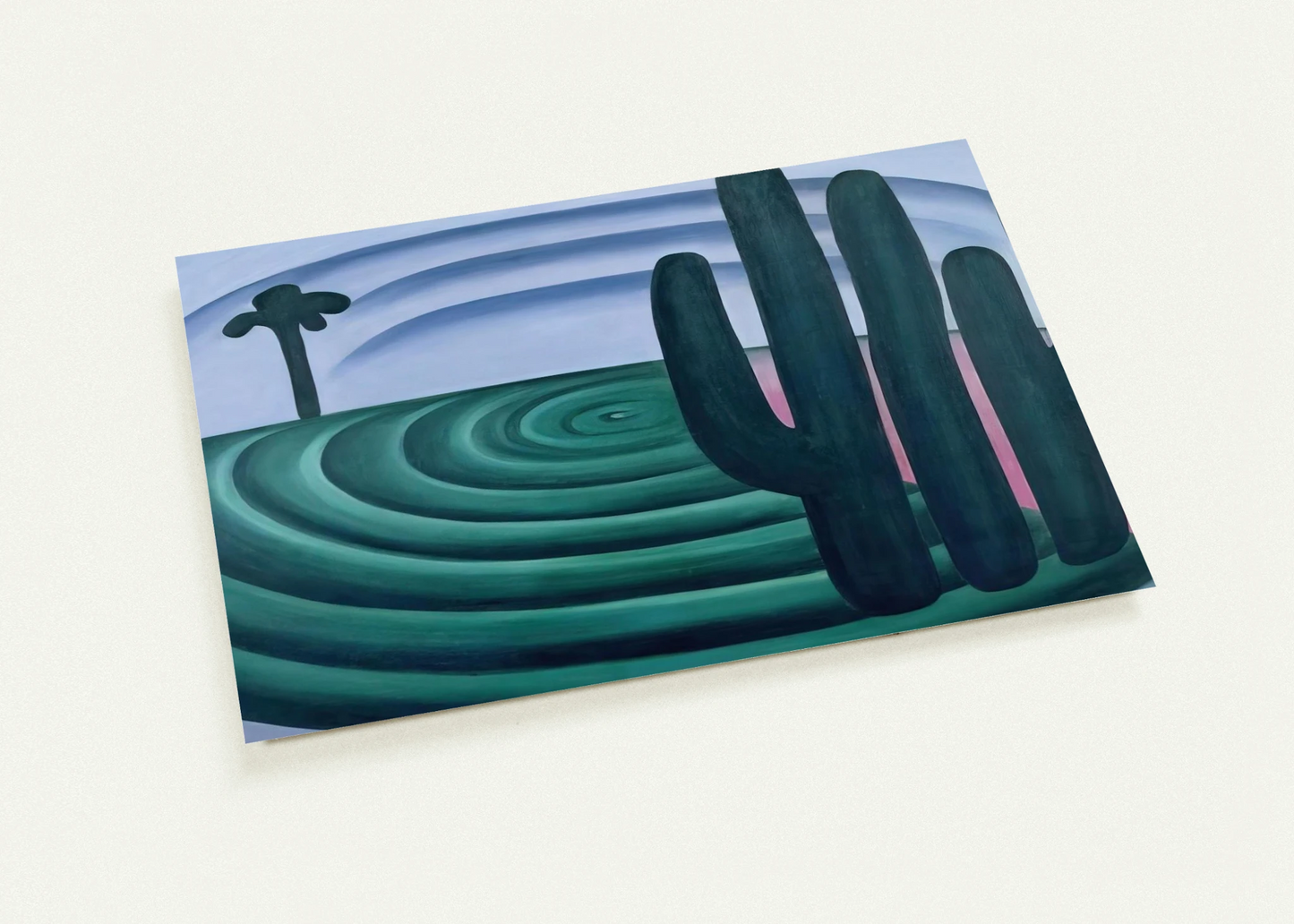 Distance By Tarsila do Amaral Pack of 10 Post Cards | Tarsila do Amaral Post Cards | A6 (10.5 x 14.8 cm) - 4.1 x 5.8 inches