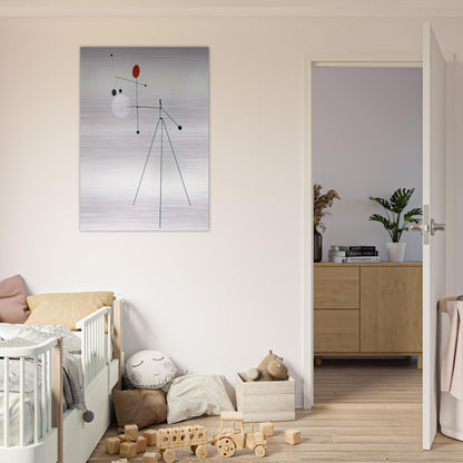 UNTITLED 1934 - Alexander Calder Brushed Aluminum Print - 70x100 cm / 28x40 inches | Alexander Calder Aluminum Print | Alexander Calder Prints