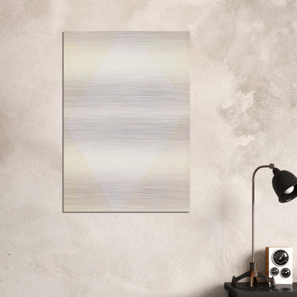 Two Whites - Ellsworth Kelly Brushed Aluminum Print - 70x100 cm / 28x40 inches | Ellsworth Kelly Aluminum Print | Ellsworth Kelly Prints