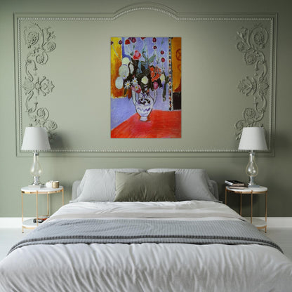 A BUNCH OF FLOWERS 1907 - Henri Matisse Brushed Aluminum Print - 70x100 cm / 28x40 inches | Henri Matisse Aluminum Print | Henri Matisse Prints