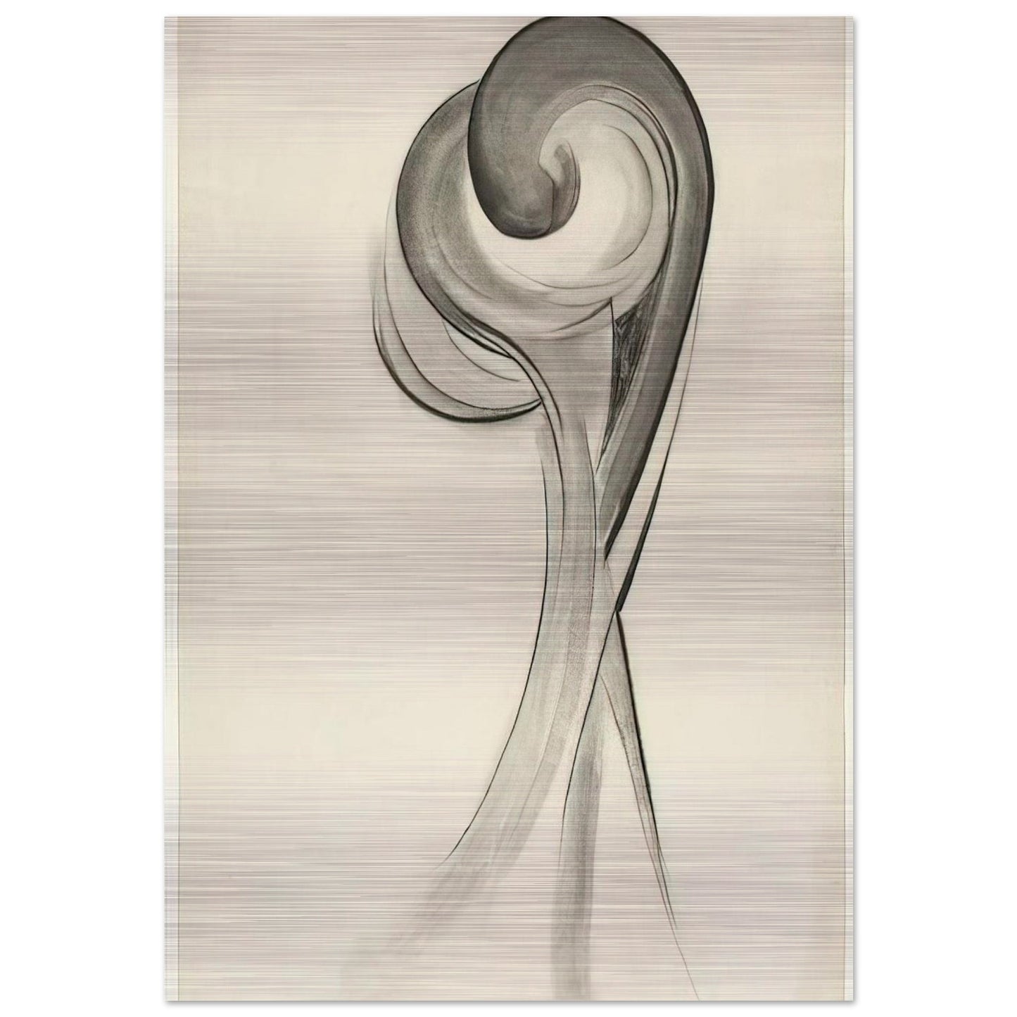 Drawing XII - Georgia O'Keeffe Brushed Aluminum Print - 70x100 cm / 28x40 inches | Georgia O'Keeffe Aluminum Print | Georgia O'Keeffe Prints