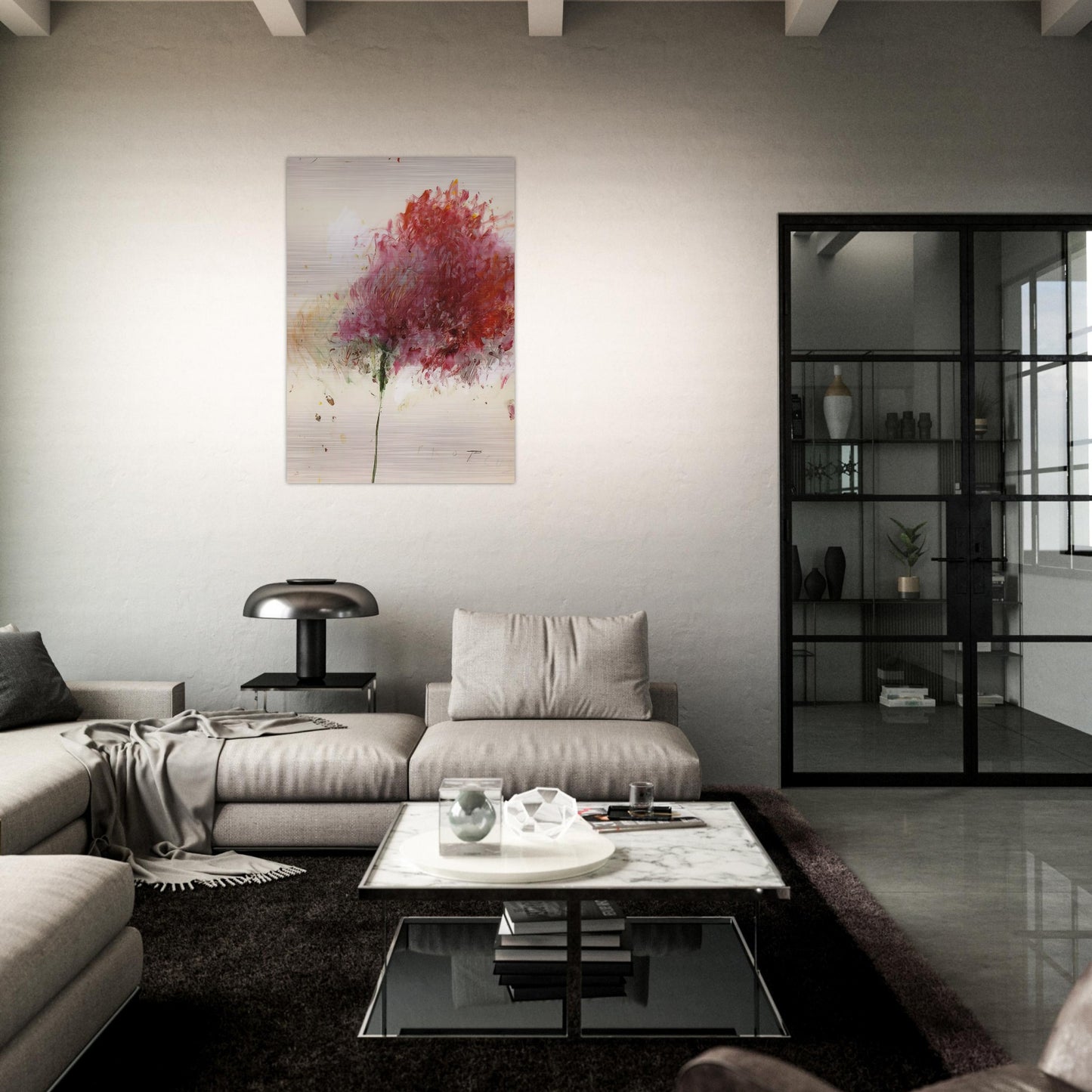 Proteus - Cy Twombly Brushed Aluminum Print - 70x100 cm / 28x40 inches | Cy Twombly Aluminum Print | Cy Twombly Prints