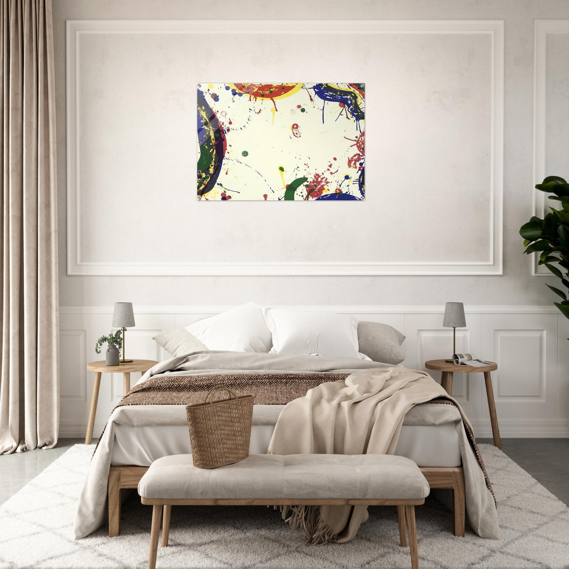 Sun Up - Sam Francis Acrylic Print - 70x100 cm / 28x40″ inches