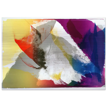 Abstract Composition - Paul Jenkins Brushed Aluminum Print - 70x100 cm / 28x40 inches | Paul Jenkins Aluminum Print | Paul Jenkins Prints