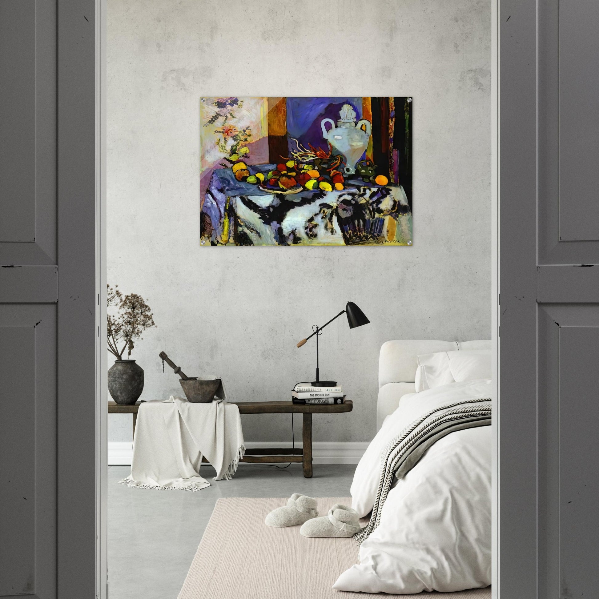 BLUE STILL LIFE - Henri Matisse Acrylic Print - 70x100 cm / 28x40″ inches