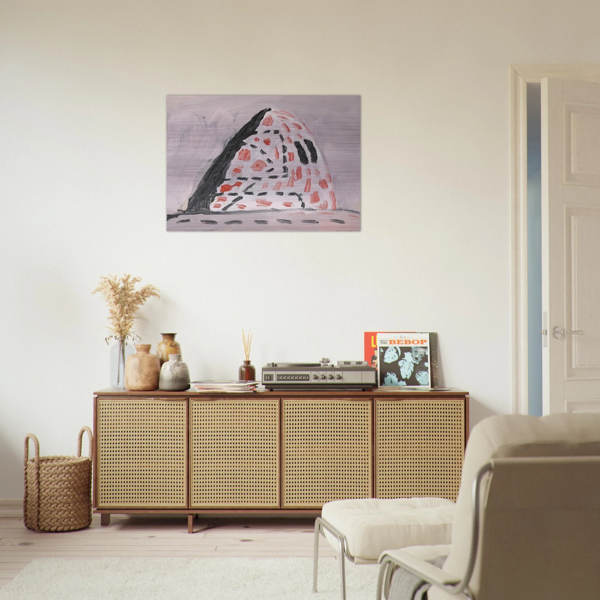 UNTITLED 2 - Philip Guston Brushed Aluminum Print - 70x100 cm / 28x40 inches | Philip Guston Aluminum Print | Philip Guston Prints
