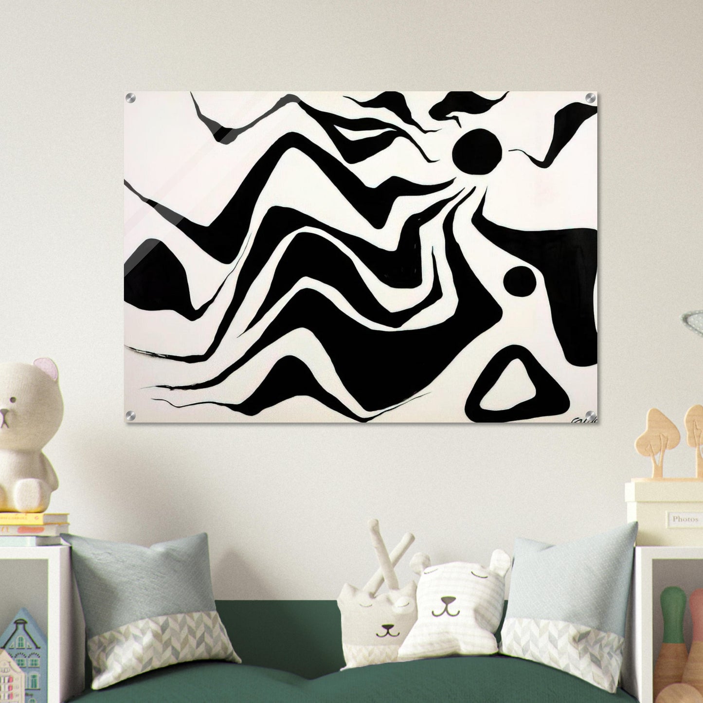 BLACK SUN 1953 - Alexander Calder Acrylic Print - 70x100 cm / 28x40″ inches