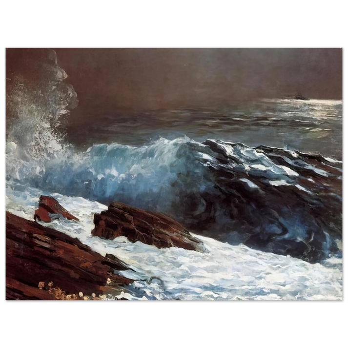 Winslow Homer - SUNLIGHT ON THE COAST  75x100 cm / 30x40inches Fine Art Poster