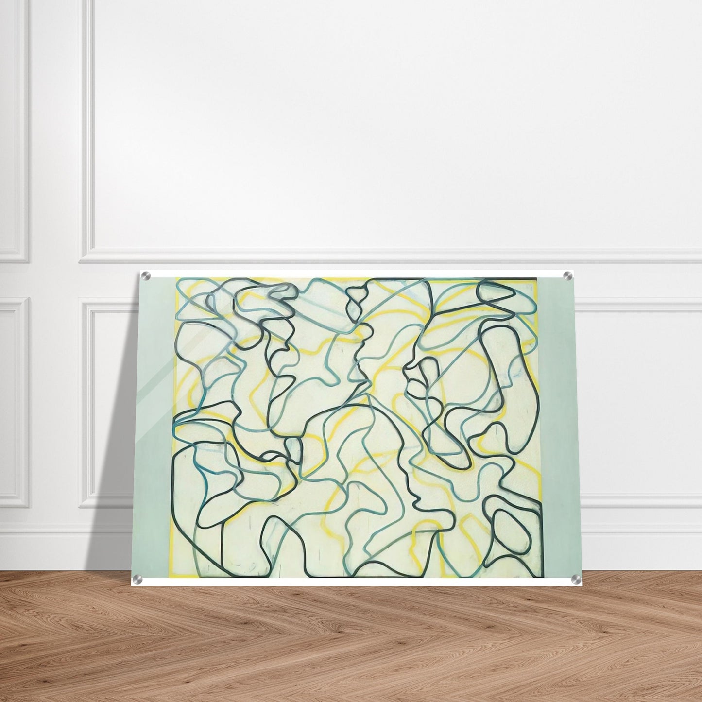Second Letter Zen Spring - 2009 - Brice Marden Acrylic Print - 70x100 cm / 28x40″ inches