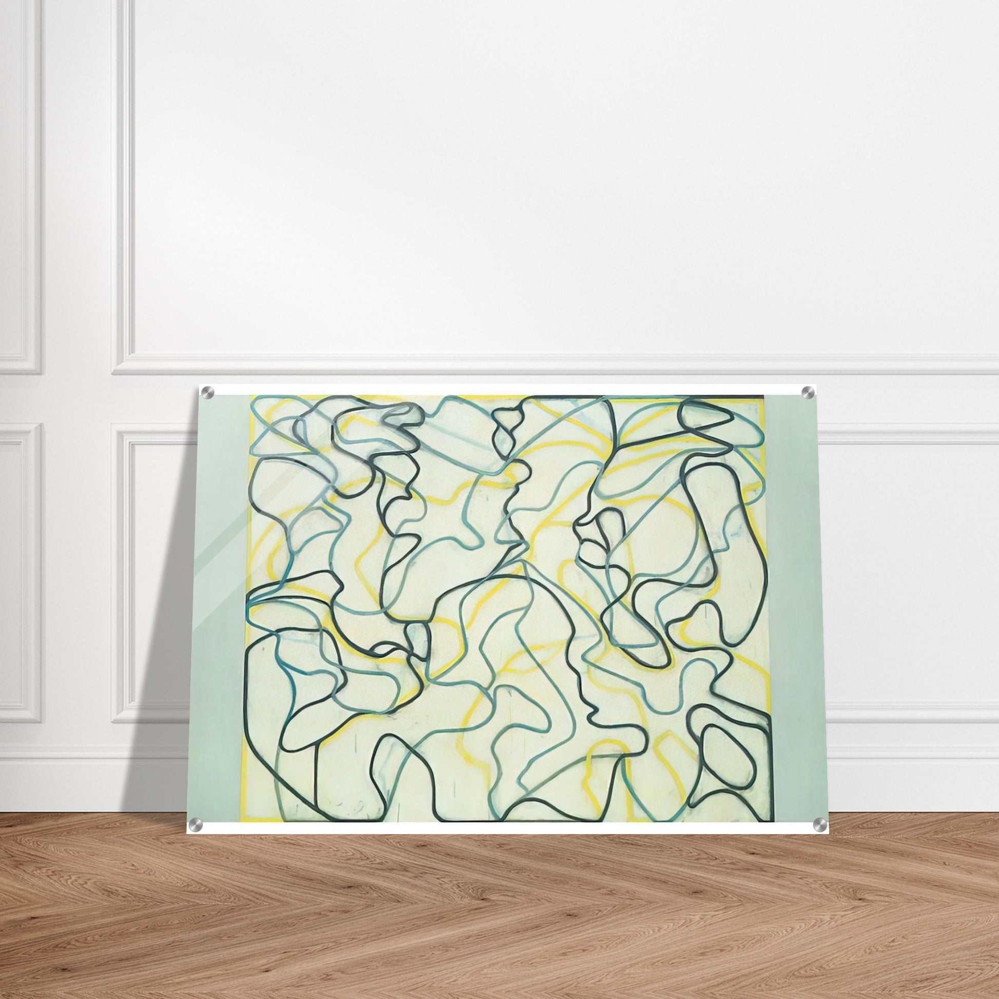 Second Letter Zen Spring - 2009 - Brice Marden Acrylic Print - 70x100 cm / 28x40″ inches