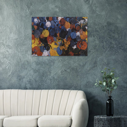 Blue Flood - 1960 - Ernst Wilhelm Nay Brushed Aluminum Print - 70x100 cm / 28x40 inches | Ernst Wilhelm Nay Aluminum Print | Ernst Wilhelm Nay Prints