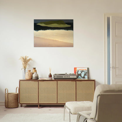 Offshore Island - 1958 - Milton Avery Brushed Aluminum Print - 70x100 cm / 28x40 inches | Milton Avery Aluminum Print | Milton Avery Prints
