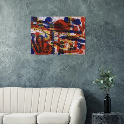 Untitled From The Brushwork Series - 1999 - Patrick Heron Brushed Aluminum Print - 70x100 cm / 28x40 inches | Patrick Heron Aluminum Print | Patrick Heron Prints