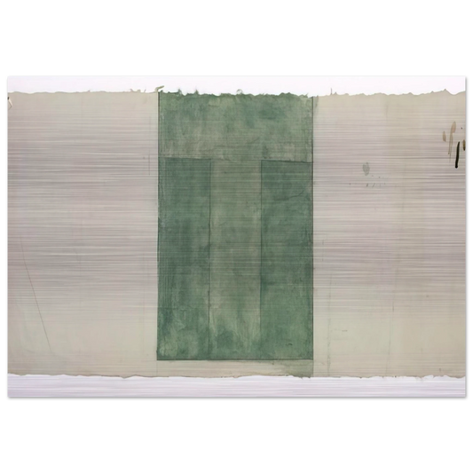 I - 1986 - Brice Marden Brushed Aluminum Print - 70x100 cm / 28x40 inches | Brice Marden Aluminum Print | Brice Marden Prints