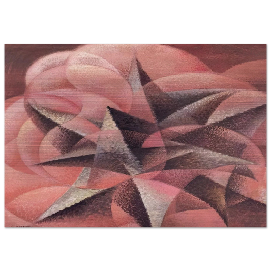 Armonie di forme contrarie - 1935 - Gerardo Dottori Brushed Aluminum Print - 70x100 cm / 28x40 inches | Gerardo Dottori Aluminum Print | Gerardo Dottori Prints