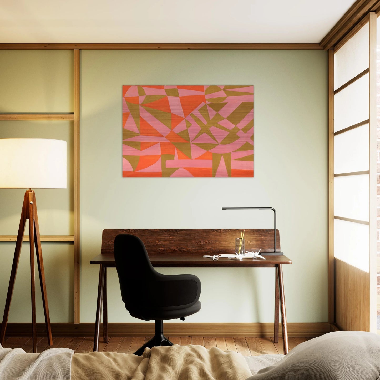 Flight of Colors - 1949 - Carmen Herrera Brushed Aluminum Print - 70x100 cm / 28x40 inches | Carmen Herrera Aluminum Print | Carmen Herrera Prints