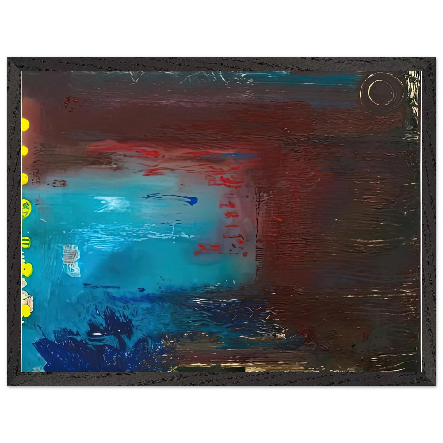 Helen Frankenthaler - Borrowed Dream, 1992- Wall Art - 30x40 cm / 12x16 inches - Fine Art Poster-canvas - -