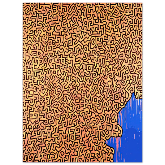 Keith Haring - BRAZIL 1989  75x100 cm / 30x40inches Fine Art Poster