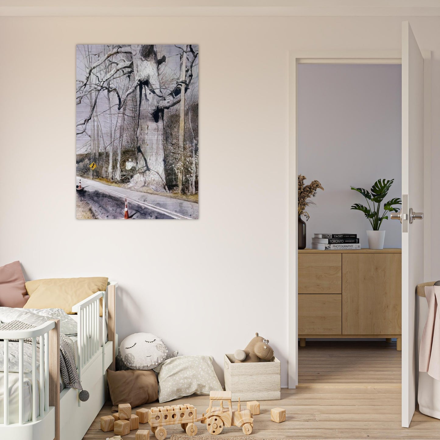 WALKING STICK - Andrew Wyeth Brushed Aluminum Print - 70x100 cm / 28x40 inches | Andrew Wyeth Aluminum Print | Andrew Wyeth Prints