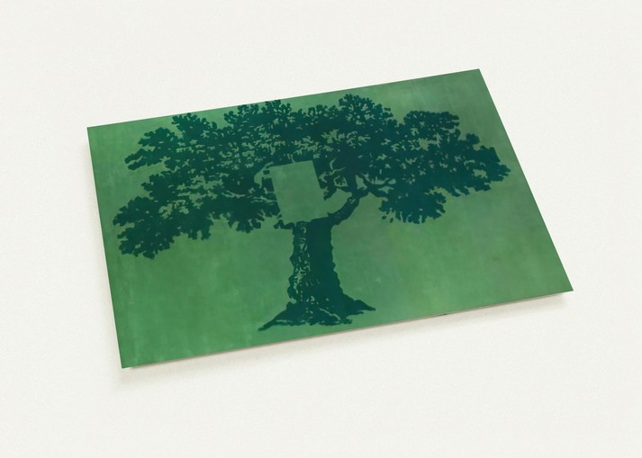 Albero Per Terra - 1984 By Mario Schifano Pack of 10 Post Cards | Mario Schifano Post Cards | A6 (10.5 x 14.8 cm) - 4.1 x 5.8 inches
