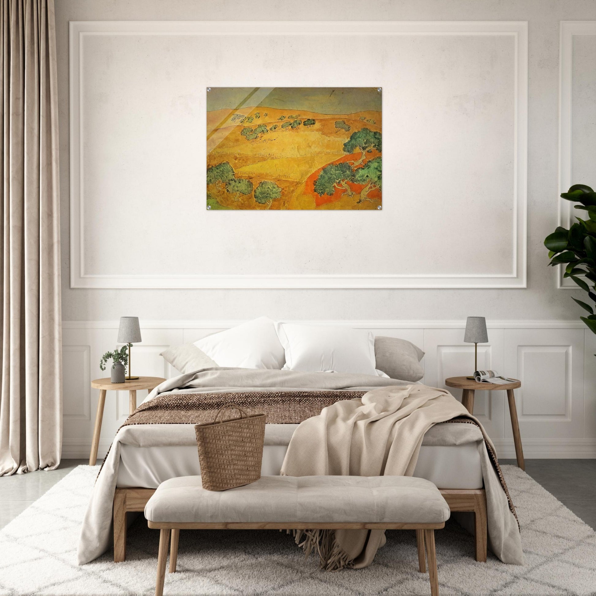 Summer landscape - Pablo Picasso Acrylic Print - 70x100 cm / 28x40″ inches