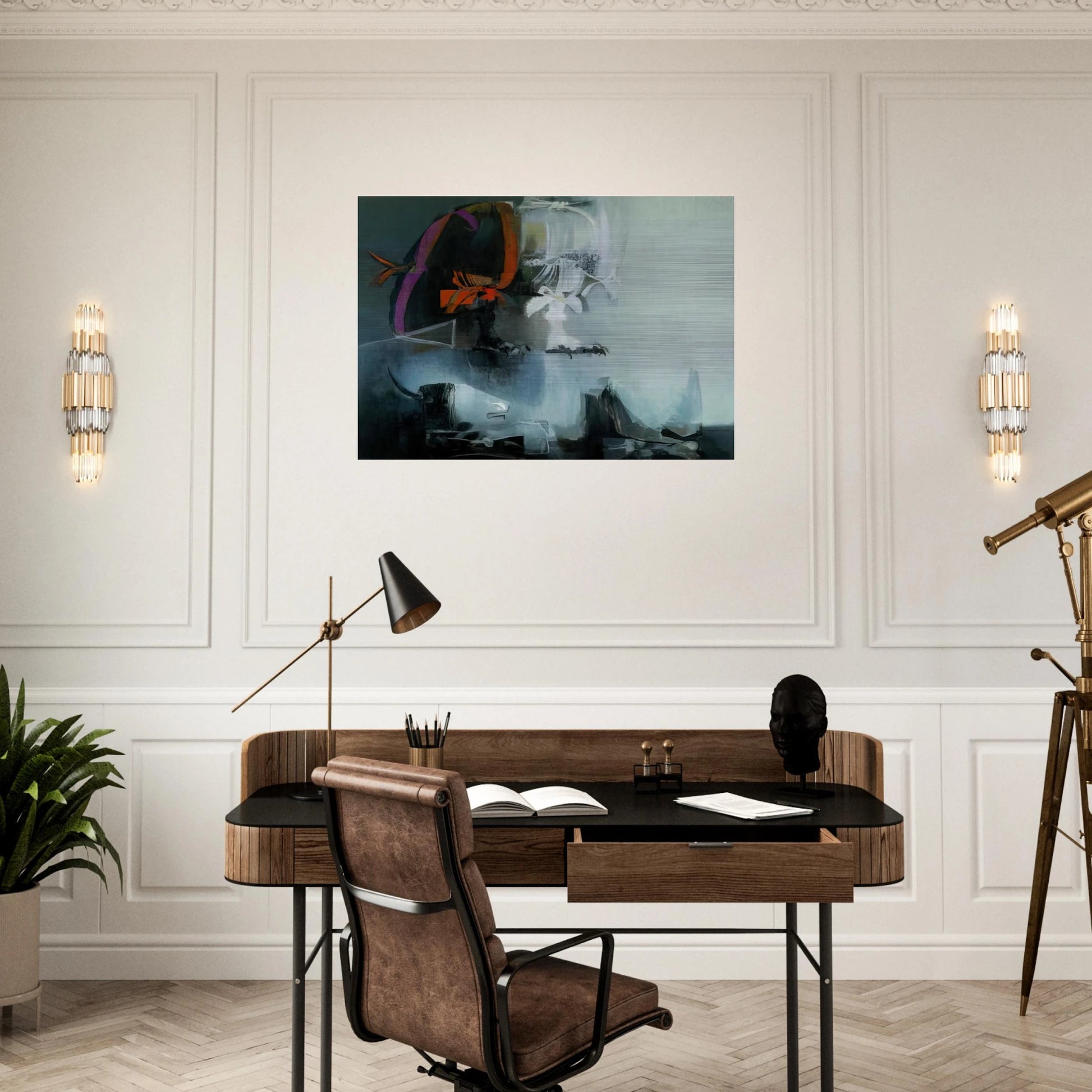 TOROCONDOR 1959 - Alejandro Obregon Brushed Aluminum Print - 70x100 cm / 28x40 inches | Alejandro Obregon Aluminum Print | Alejandro Obregon Prints