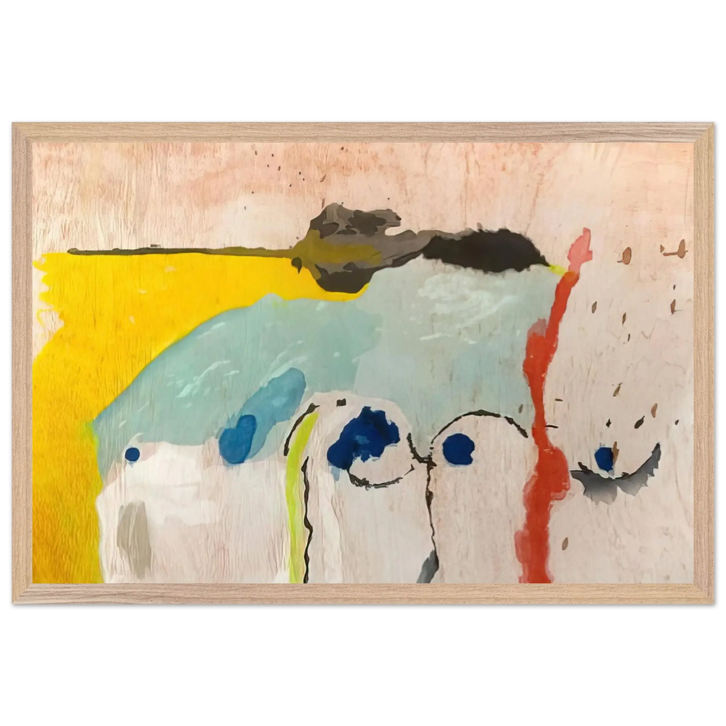 Helen Frankenthaler - Tales of Genji I - 1998 Wall art - A1 (59.4 x 84.1  cm) - Fine Art Poster - -