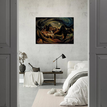 GOING WEST 1935 1 - Jackson Pollock Brushed Aluminum Print - 70x100 cm / 28x40 inches | Jackson Pollock Aluminum Print | Jackson Pollock Prints