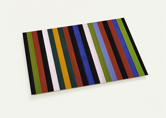 Hot Beat - 1964 By Gene Davis Pack of 10 Post Cards | Gene Davis Post Cards | A6 (10.5 x 14.8 cm) - 4.1 x 5.8 inches