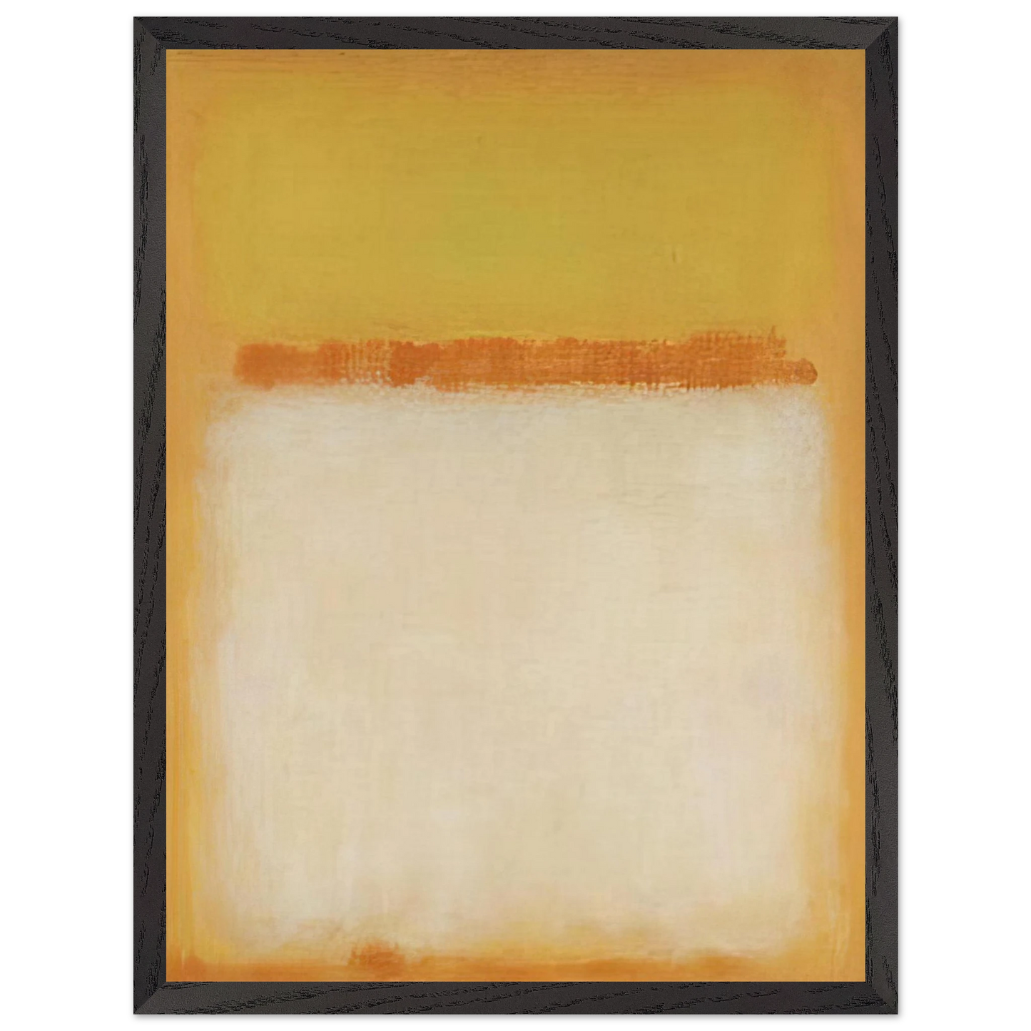 Mark Rothko - Untitled - 1955 Wall Art - 30x40 cm / 12x16 inches - Premium Wooden Framed Poster With Fine Art Paper-canvas - White frame