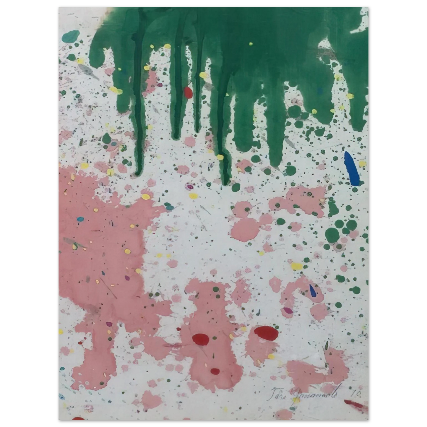 Taro Yamamoto - UNTITLED 1970  75x100 cm / 30x40inches Fine Art Poster