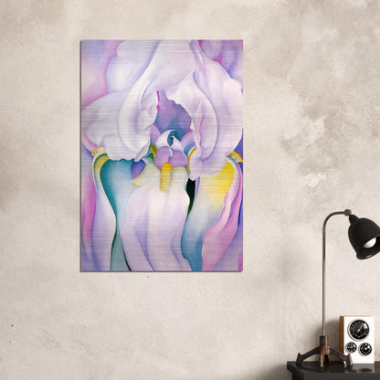 Light of Iris - Georgia O'Keeffe Brushed Aluminum Print - 70x100 cm / 28x40 inches | Georgia O'Keeffe Aluminum Print | Georgia O'Keeffe Prints