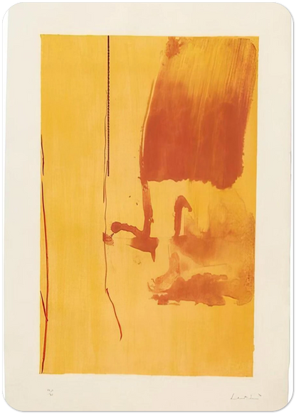 Harvest - 1976 By Helen Frankenthaler Pack of 10 Post Cards | Helen Frankenthaler Post Cards | A6 (10.5 x 14.8 cm) - 4.1 x 5.8 inches