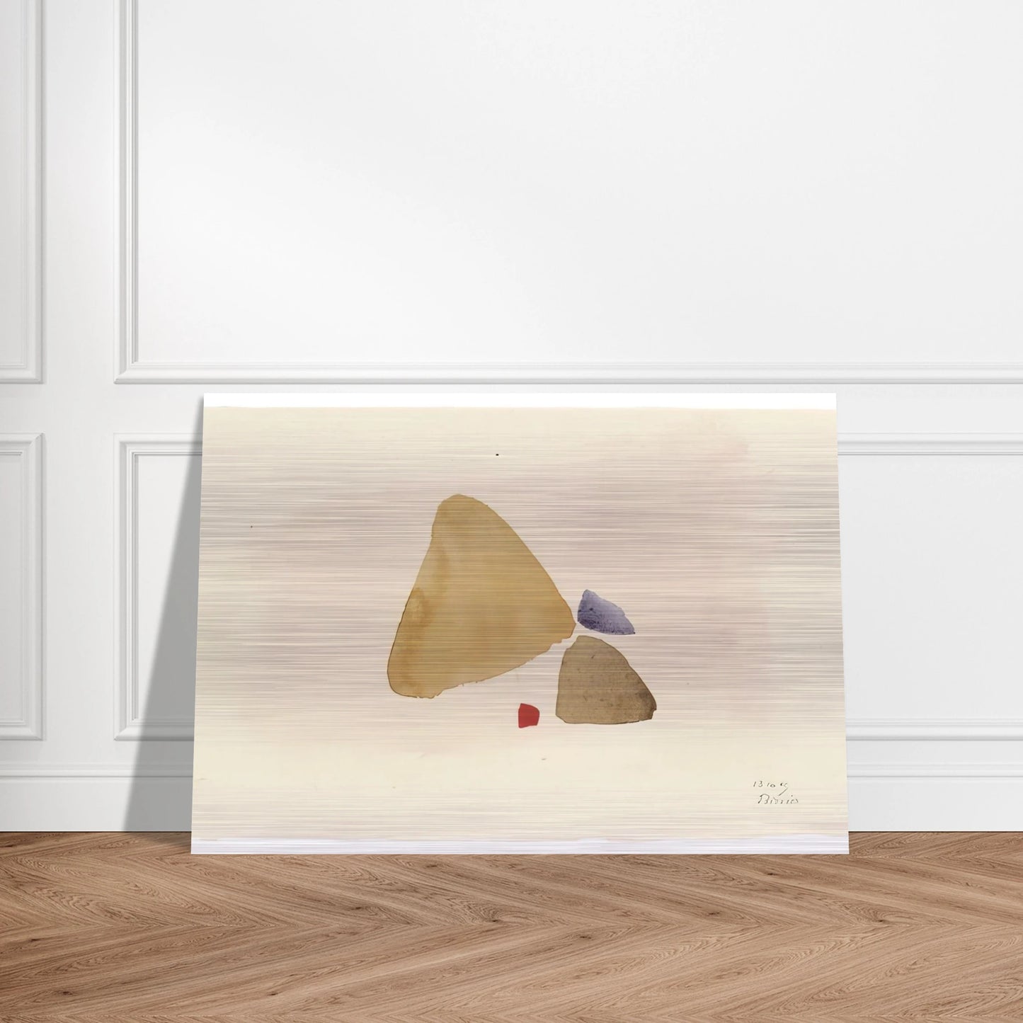 23.10.49 - 1949 - Julius Bissier Brushed Aluminum Print - 70x100 cm / 28x40 inches | Julius Bissier Aluminum Print | Julius Bissier Prints
