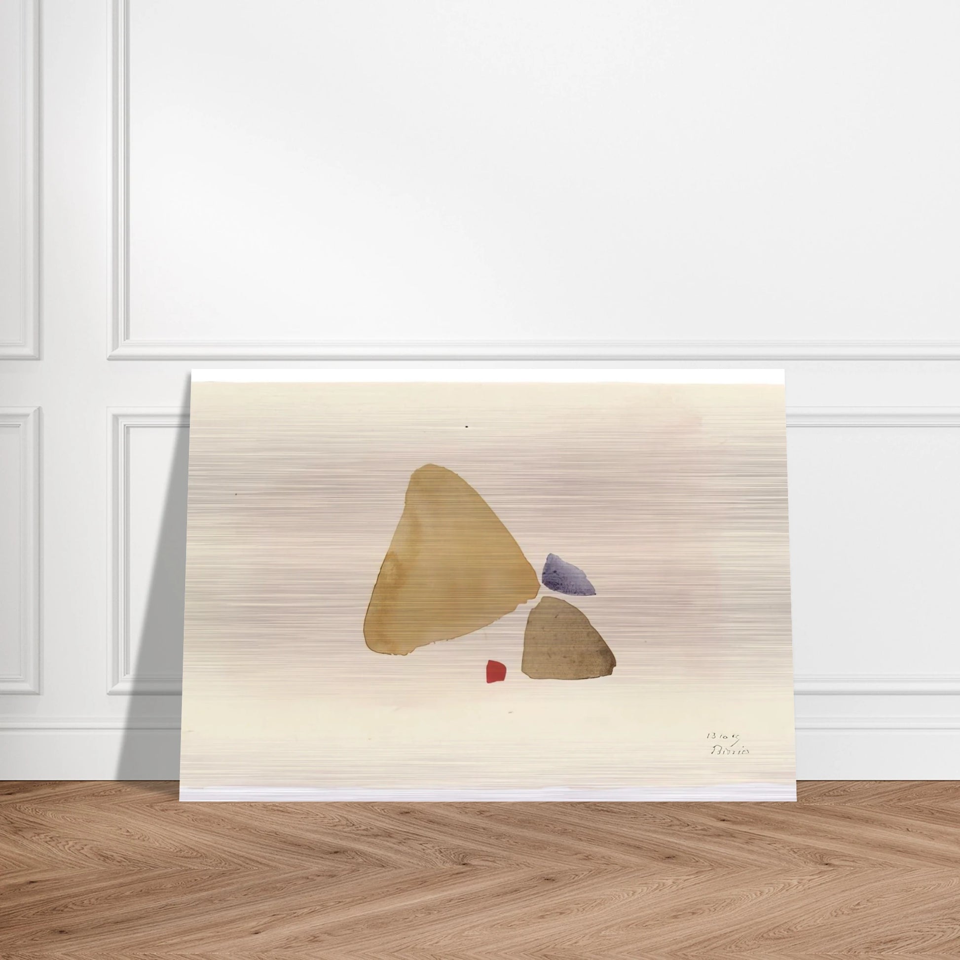 23.10.49 - 1949 - Julius Bissier Brushed Aluminum Print - 70x100 cm / 28x40 inches | Julius Bissier Aluminum Print | Julius Bissier Prints