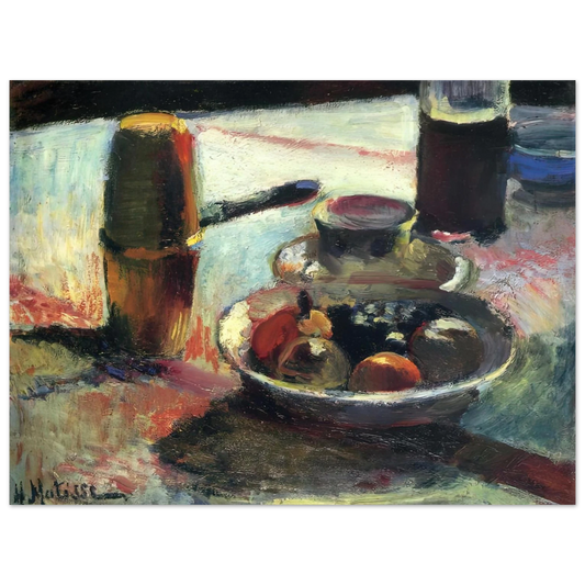 Henri Matisse - FRUIT AND COFFEE POT  75x100 cm / 30x40inches Fine Art Poster