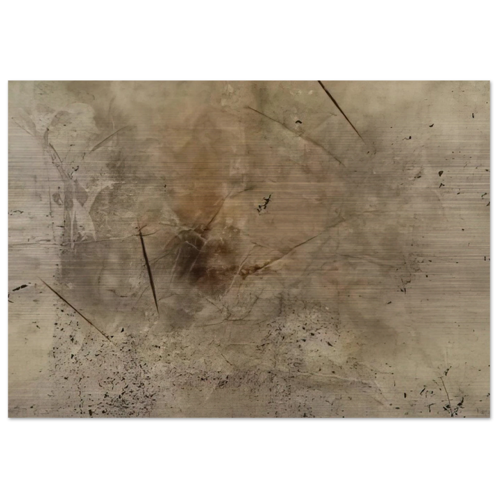 Variations III #29 - Abstract Expressionism - John Cage Brushed Aluminum Print - 70x100 cm / 28x40 inches | John Cage Aluminum Print | John Cage Prints