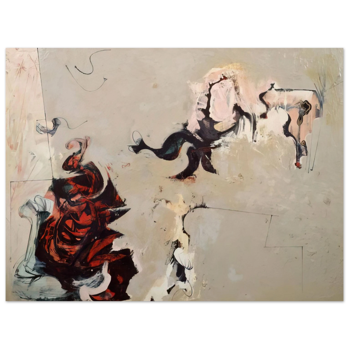 Giorgio Cavallon - Untitled - 1959  75x100 cm / 30x40inches Fine Art Poster